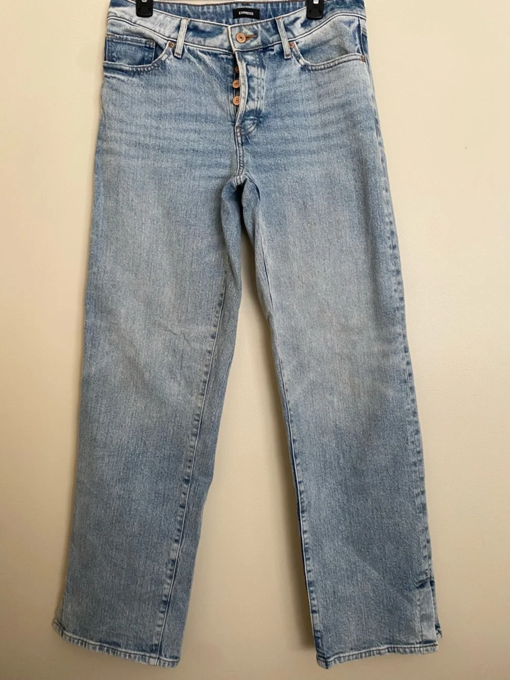 Express Light Wash Denim Jeans - Picture 1 of 8
